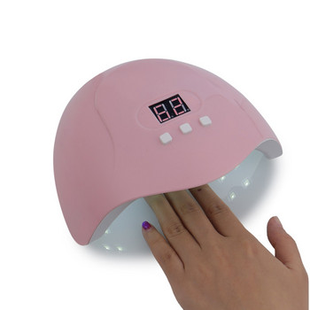 Φορητό μηχάνημα 36W Pink Nail Dryer Lamp UV LED 30/60/90s Timer Cable USB Home Use Nail UV Gel Vernish Dryer Dryer Εργαλείο λάμπα νυχιών