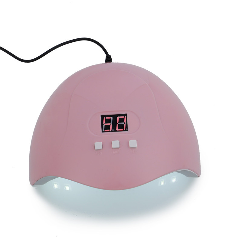 Hordozható 36 W-os rózsaszín körömszárító gép UV LED lámpa 30/60/90s időzítő USB kábel otthoni használatra köröm UV gél lakk szárító LED körömlámpa eszköz