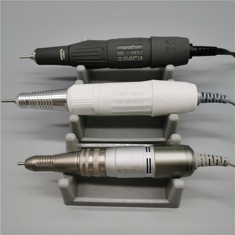 Gręžimo rašiklis STRONG 210 105 102LN H37L1 Sh20N 102 rankena 35K & 40K & 45K RPM manikiūro grąžtas Marathon mikromotorinis poliravimo antgalis