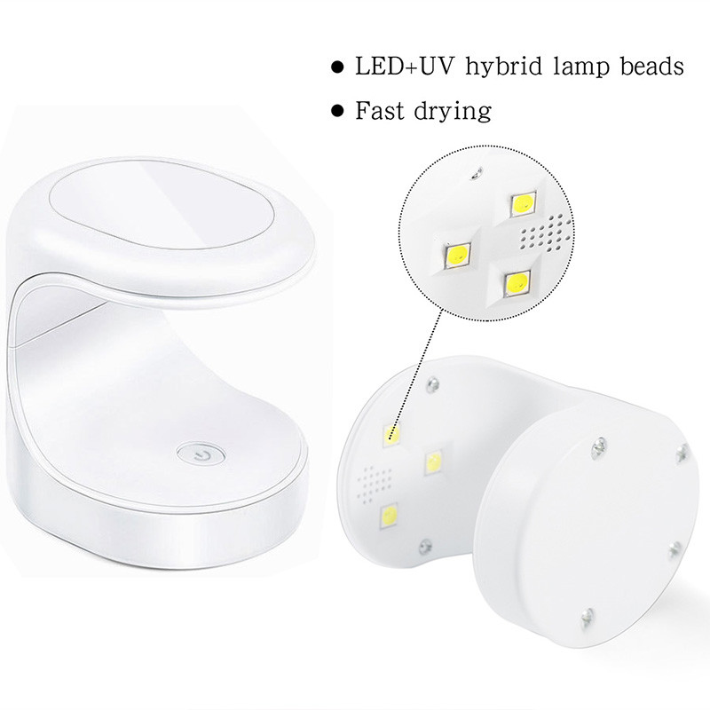 16 W egyujjas mini körömszárító UV lámpás manikűr gépi Nails Art Tool gél lakk körömszárító LED körömlámpás manikűr eszközök