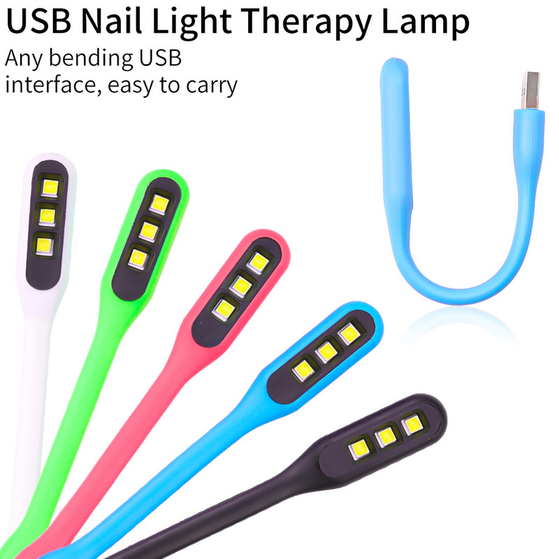 HALAIMAN Mini prijenosna Led lampa za nokte Led UV lampa Lampa za sušenje noktiju UV svjetlo za geliranje noktiju Alati za manikuru