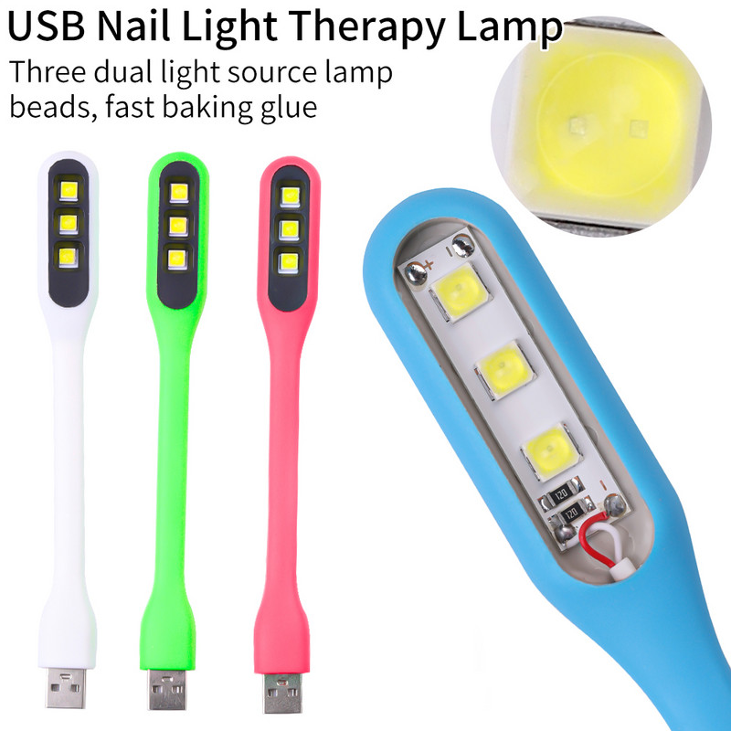 HALAIMAN Mini prijenosna Led lampa za nokte Led UV lampa Lampa za sušenje noktiju UV svjetlo za geliranje noktiju Alati za manikuru