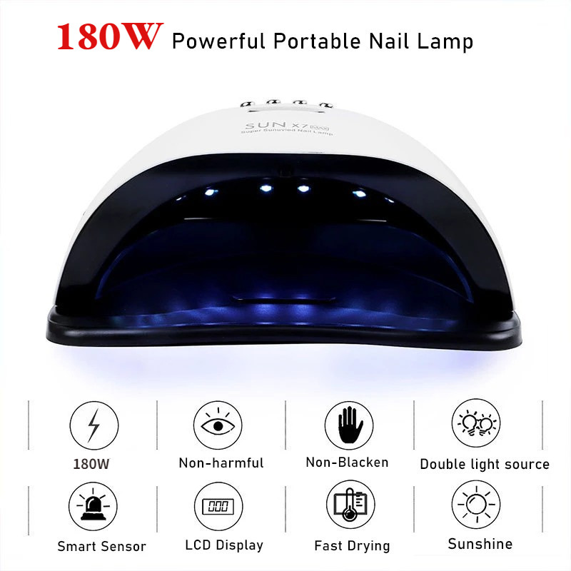 80/120/180/280 W lampa za sušenje laka za nokte 57 LEDs LED UV sušilo za nokte sa pametnim senzorom Profesionalna oprema za salone za manikuru Alati