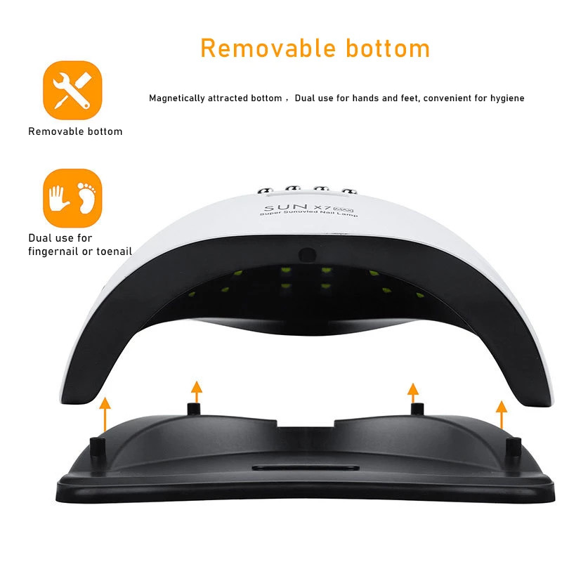 80/120/180/280 W lampa za sušenje laka za nokte 57 LEDs LED UV sušilo za nokte sa pametnim senzorom Profesionalna oprema za salone za manikuru Alati