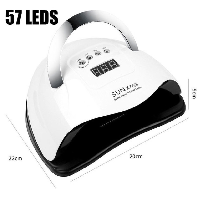 80/120/180/280 W lampa za sušenje laka za nokte 57 LEDs LED UV sušilo za nokte sa pametnim senzorom Profesionalna oprema za salone za manikuru Alati