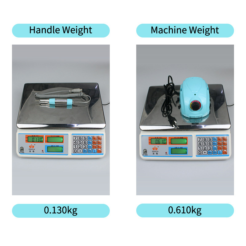 Mașină electrică de găurit unghii pentru manichiură 35000 rpm de mare viteză cu set de burghie pentru pedichiură pentru pile de unghii Echipament pentru arta unghiilor
