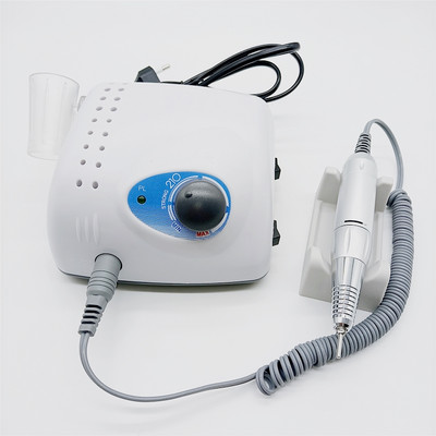 Burghiu electric pentru unghii 35000RPM Strong 210 65W Mașină de manichiură Kit de pedichiură Strong Nails Art Tool Piesa de mână Echipament pentru pile de unghii