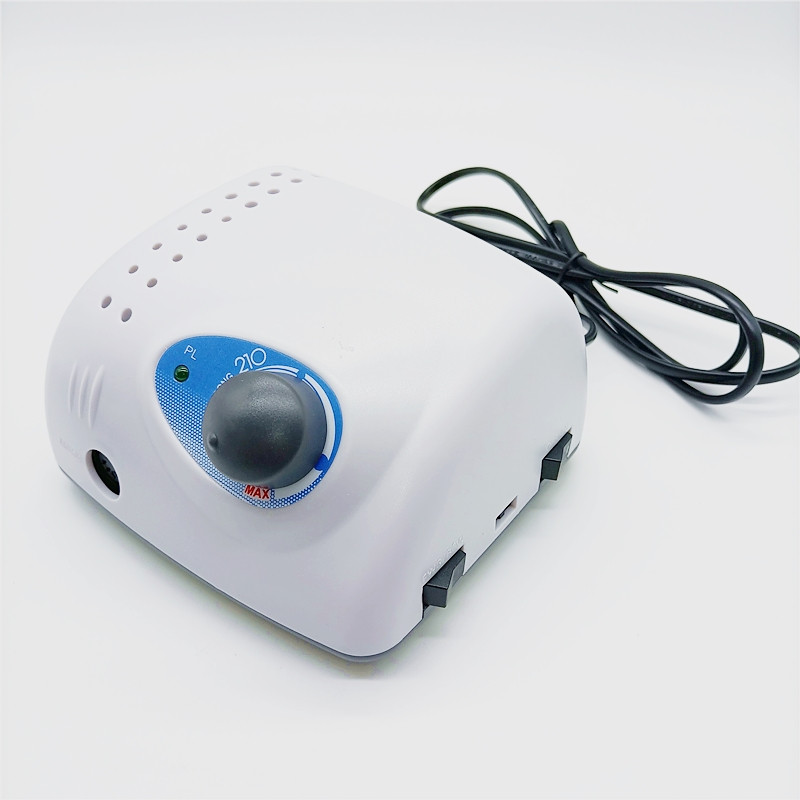 Burghiu electric pentru unghii 35000RPM Strong 210 65W Mașină de manichiură Kit de pedichiură Strong Nails Art Tool Piesa de mână Echipament pentru pile de unghii