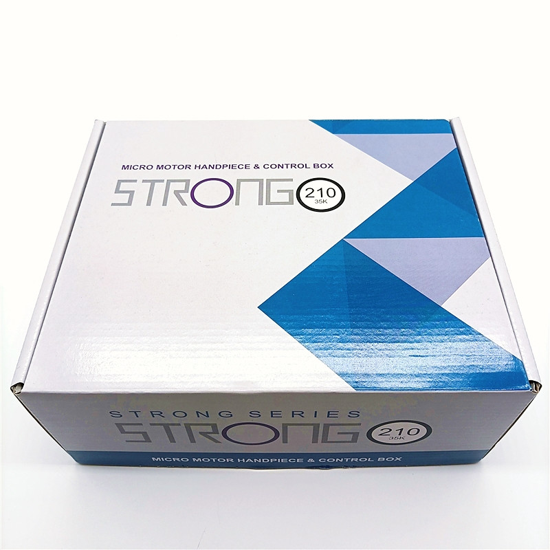 Burghiu electric pentru unghii 35000RPM Strong 210 65W Mașină de manichiură Kit de pedichiură Strong Nails Art Tool Piesa de mână Echipament pentru pile de unghii