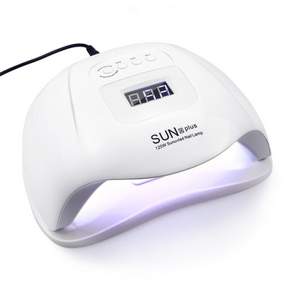 114 W SUNX7 MAX UV LED lámpás körömszárító minden zseléhez 57 LED szárító lámpalakk napfény időzítő 10/30/60 mp körömszárítóhoz