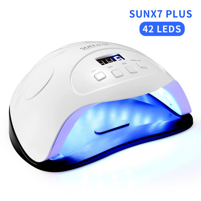 114 W SUNX7 MAX UV LED lámpás körömszárító minden zseléhez 57 LED szárító lámpalakk napfény időzítő 10/30/60 mp körömszárítóhoz