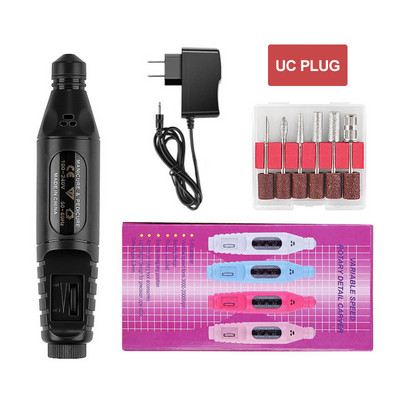 Mașină electrică de găurit pentru unghii, slefuit, instrument de manichiură pentru arta unghiilor