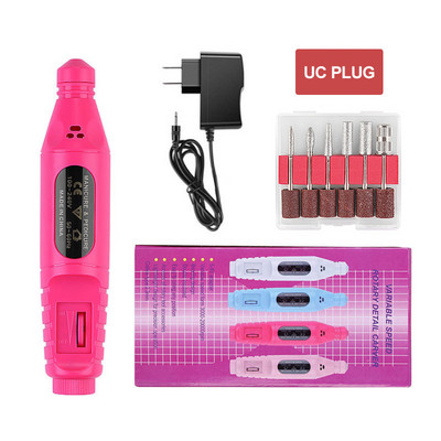 Mașină electrică de găurit pentru unghii, slefuit, instrument de manichiură pentru arta unghiilor