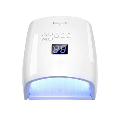 Integruota baterija įkraunama nagų UV lempa 66W belaidė gelinio lakavimo džiovintuvas S10 pedikiūro manikiūro šviesa belaidė LED nagų lempa