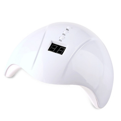 Körömszárító 36W UV LED körömlámpa SUN5 géllakk kötőfény minden gélhez 30s/60s/99s időzítő LCD kijelző