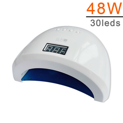 SUNone 48W LED UV сушилня за нокти за гел лак Лампа за втвърдяване 110V-220V машина за нокти за инструмент за ноктопластика Безплатна доставка
