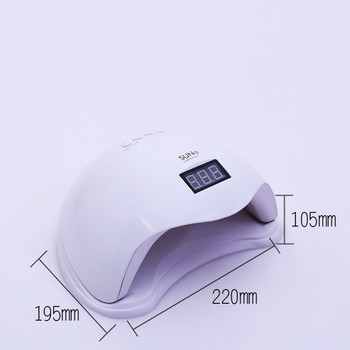 SUN5 UV Nail Lamp 48W Nail Gel Dryer Machine Manicure Light for Nails Lamps Pedicure Professional Nail UV LED Lamp