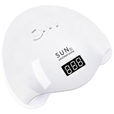 SUN5 UV körömlámpa 48W körömzselé szárító manikűr gép LED lámpa köröm pedikűr lámpákhoz Professzionális köröm UV LED lámpa