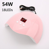 36W 18 Led Lights szárító UV fény zselés körmökhöz Ultraibolya lámpa lámpák manikűr köröm szerszámok Professzionális anyagszáraz hőgép