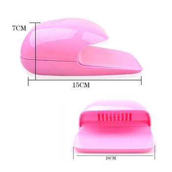 Mini Nail Art Air Dryer Nail Polish Dryer Portable Glue Dry AA Battery Fan Nail Art Tools Drier Fast Drying Machine Travel Dryer