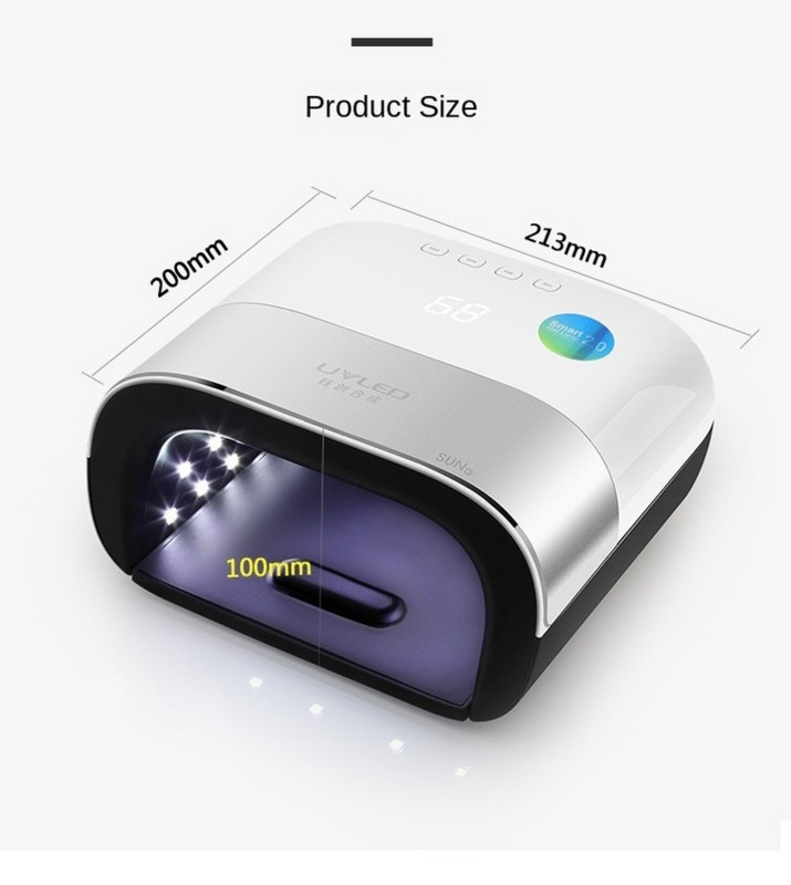 48W UV LED lámpás körömszárító 36 db Leds lakk zselé kötő körömlámpa Smart Timer automatikus érzékelős manikűr eszköz