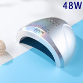 Új Sunone 48W UV lámpás körömlakk szárító 30 LED fényszárító köröm és lábujj zselé száradó körömdíszítő manikűr