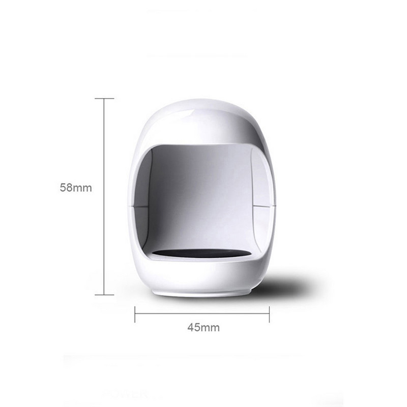 UV Mini lámpa Körömszárító lámpa LED és UV manikűr gép Mini Tojás Shape Design 3W 30S Gyorsan száradó térhálósító lámpa géllakkhoz