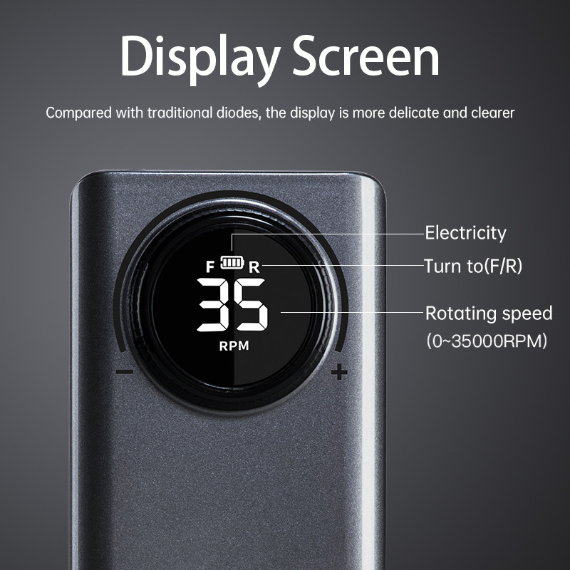 35000RPM Prijenosna bušilica za nokte Punjiva električna turpija za poliranje s glodalom Bušilica za manikuru Pedikura Set