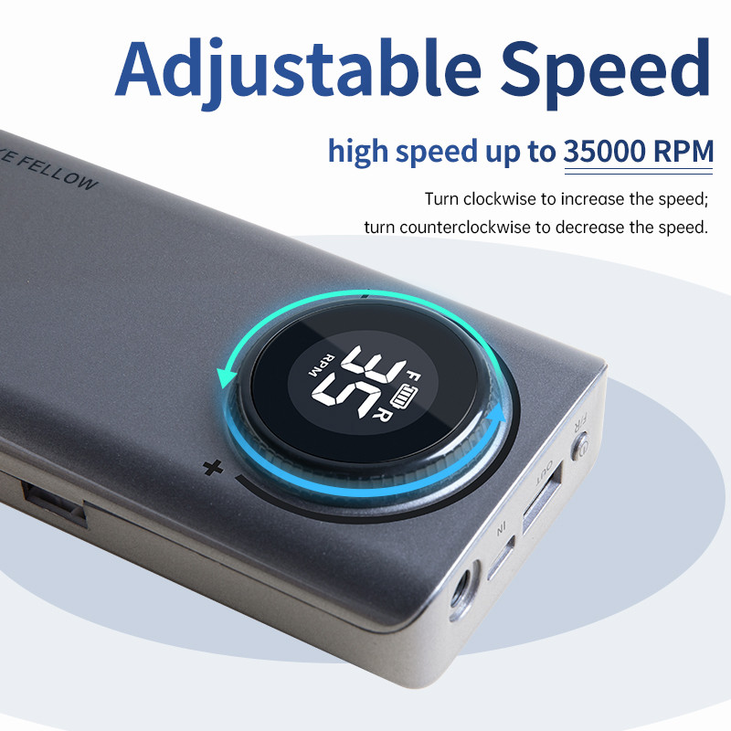 35000RPM Prijenosna bušilica za nokte Punjiva električna turpija za poliranje s glodalom Bušilica za manikuru Pedikura Set