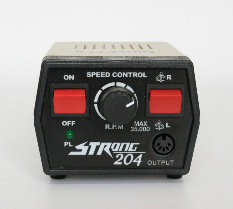 Полиране на нокти Инструменти за бижута Micromotor Strong 204 Корейски микромотор, златарски инструменти гравьор 102 наконечник Полиращи арт инструменти