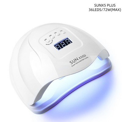 Körömszárító LED/UV körömlámpa 36/45/66 izzók minden géllakk lakk megkötéséhez Motion Sensing manikűr pedikűr szalon eszközzel