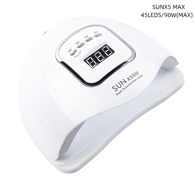 Körömszárító LED/UV körömlámpa 36/45/66 izzók minden géllakk lakk megkötéséhez Motion Sensing manikűr pedikűr szalon eszközzel