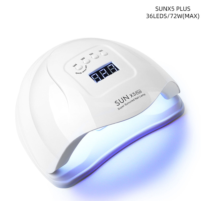 Körömszárító LED/UV körömlámpa 36/45/66 izzók minden géllakk lakk megkötéséhez Motion Sensing manikűr pedikűr szalon eszközzel