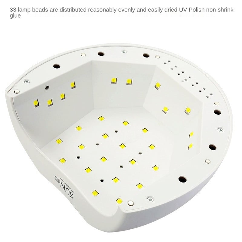 SUNUV SUN2C 48W körömlámpa UV lámpa SUN2 körömszárító UVLED zselés körömszárítóhoz Infravörös érzékelő rózsa szilikon párnával szalonhasználat