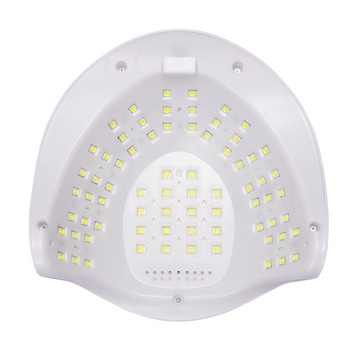 Λάμπα νυχιών 143W UV LED με 72 τεμ. Led For Curing Nail Dryer Drying Nail Polish Lamp 10/30/60/99s Auto Sensor Manicure Tools