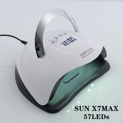 280 W SUN X11/10 MAX nagų gelio lempa 66 LED didelio galingumo nagų džiovintuvas visiems geliniam lakui UV LED ledo lempa nagams pasidaryk manikiūro įrankiams
