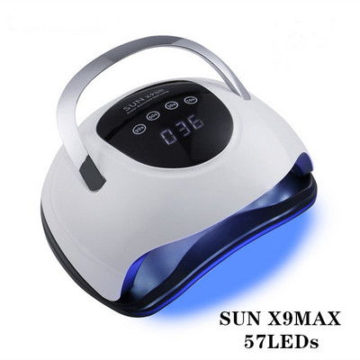 280 W SUN X11/10 MAX nagų gelio lempa 66 LED didelio galingumo nagų džiovintuvas visiems geliniam lakui UV LED ledo lempa nagams pasidaryk manikiūro įrankiams
