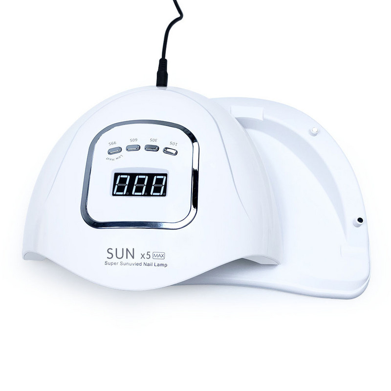 SUNX5 Max/Plus P 90/72/54W LED lámpa Körömszárító 45/36/18 LED UV jéglámpa szárításhoz Gél Lakk időzítő Automatikus érzékelős manikűr eszközök