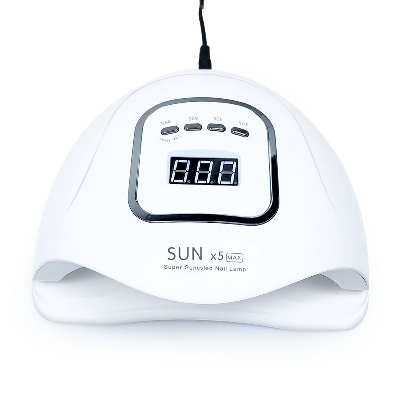 SUNX5 Max/Plus P 90/72/54W LED lámpa Körömszárító 45/36/18 LED UV jéglámpa szárításhoz Gél Lakk időzítő Automatikus érzékelős manikűr eszközök
