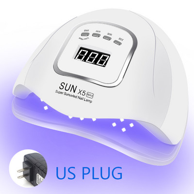 SUN X7 MAX LED körömszárító lámpák 10/30/60/99 időzítő beállítású polírozó szárító mozgásérzékelős UV köröm lámpával gél manikűr eszközhöz