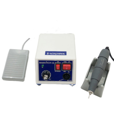 65W STRONG 210 MARATHON N3 35000RPM Aukštos kokybės tylus rankinis nagų grąžtai Manikiūro mašina pedikiūro elektrinių dildelių rinkinys