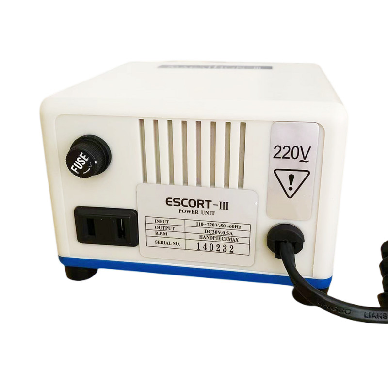 65W STRONG 210 MARATHON N3 35000RPM Aukštos kokybės tylus rankinis nagų grąžtai Manikiūro mašina pedikiūro elektrinių dildelių rinkinys