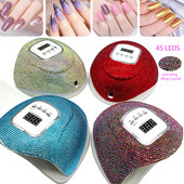 Bling körömlámpa UV led professzionális maquina de unha em gél secador sunx5 szárítószekrény fornetto unghie Nail Art kiegészítők