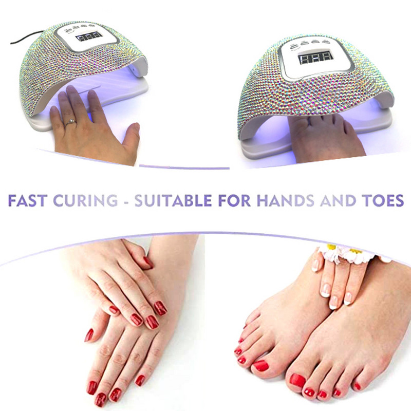 Bling körömlámpa UV led professzionális maquina de unha em gél secador sunx5 szárítószekrény fornetto unghie Nail Art kiegészítők