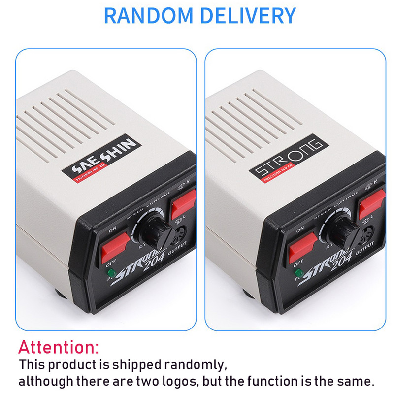65W 35000RPM Erős 204 102L-2,35 Elektromos körömfúró gépi manikűr pedikűr reszelőfejek köröm szobor fényező műalkotások