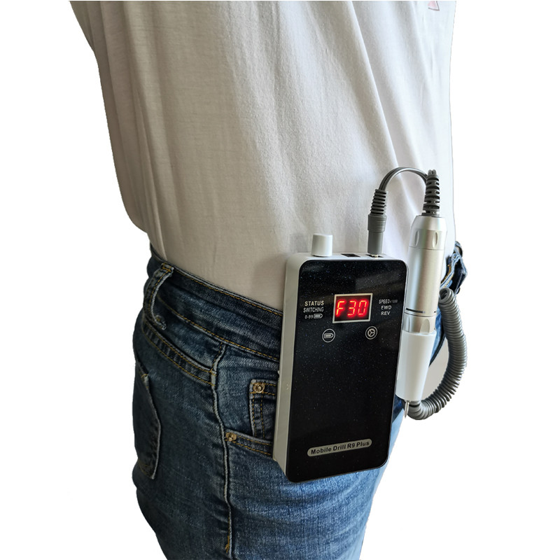 2020 New Arrival új technológiás temperált panel Touch Switch hordozható újratölthető elektromos körömfúró gép körömszerszámokkal