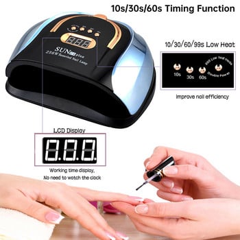 UV LED Lamp For Nails 57LEDs Drying Lamp For Manicure Nail Polish Dryer With Smart Sensor Machine Manicure Nail Salon Equipment