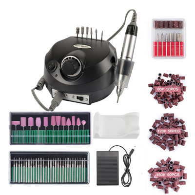 Mașină electrică de găurit unghii 35000 rpm Mașină electrică de găurit pentru manichiură Mașină de găurit Accesorii Kit de pedichiură Burghie pentru unghii din ceramică Instrumente pentru unghii