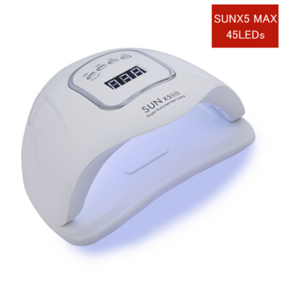 SUN X10 MAX UV LED körömszárító 66LEDs géllakk kötő lámpa Motion Sense LCD kijelzővel, gyorsan száradó lámpa köröm manikűr eszköz