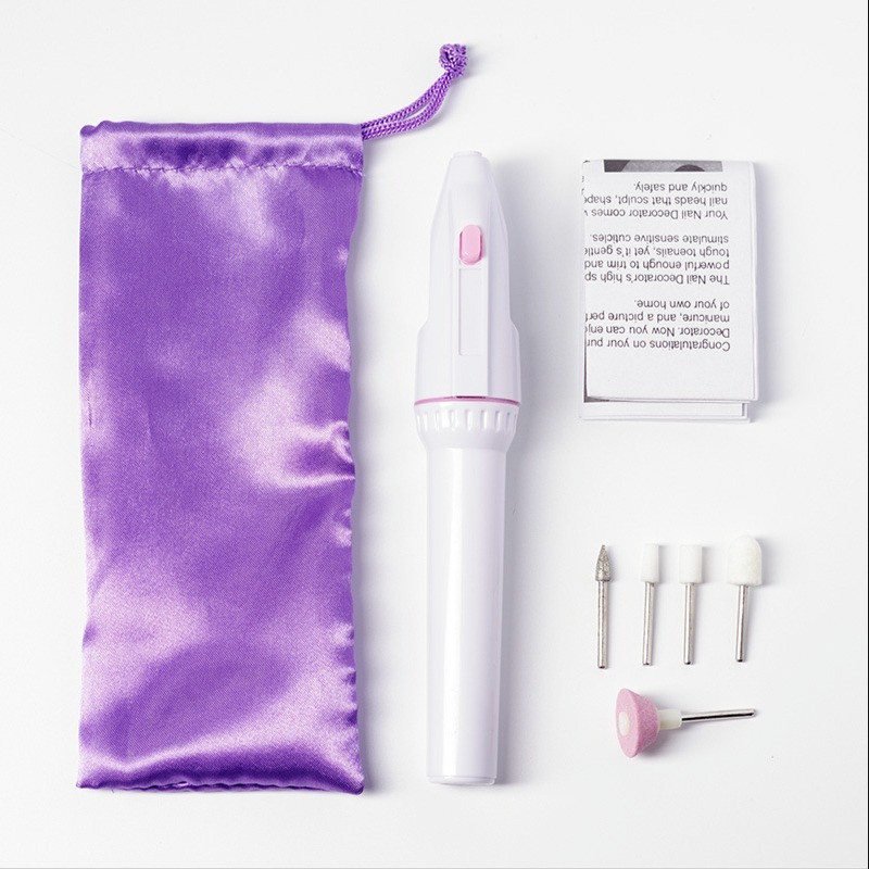 5 az 1-ben professzionális mini elektromos körömfúró készlet akkumulátoros Nail Art hámlasztó polírozás körömpolírozó toll szerszámgép